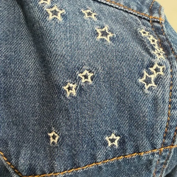 Lucky Brand Blue Denim Snap Button Down Shirt - New With Tags - Picture 9 of 9